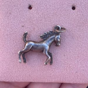 925 sterling silver horse charm / vintage